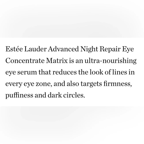 Estée Lauder Advanced Night Repair Eye Serum Concentrate Matrix 👁️ NEW - Picture 5 of 10